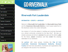 Tablet Screenshot of goriverwalk.com